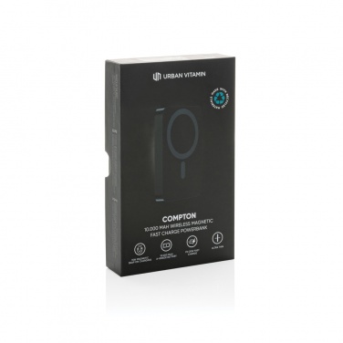 Logo trade promotional item photo of: Urban Vitamin Compton  RCS plastic/alu 10.000 mah powerbank