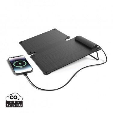 Logo trade promotional merchandise picture of: Solarpulse rplastic portable Solar panel 10W