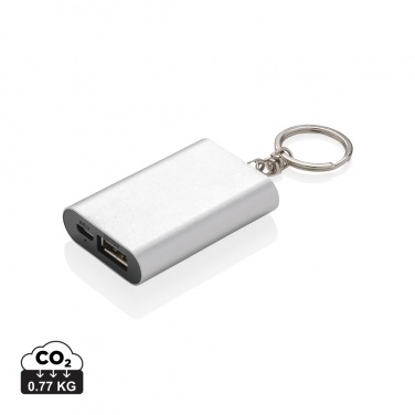 Logo trade advertising product photo of: 1.000 mAh keychain powerbank