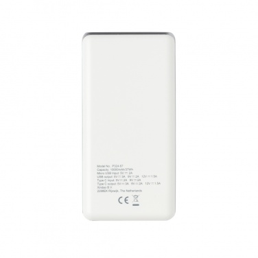 Logo trade promotional item photo of: Ultra fast 10.000 mAh powerbank with PD