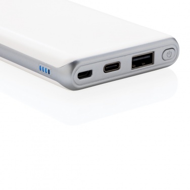 Logo trade business gift photo of: Ultra fast 10.000 mAh powerbank with PD