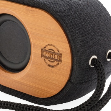 Logo trade corporate gifts image of: Bamboo X  speaker