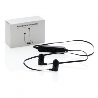 Logotrade corporate gift image of: Light up logo wireless earbuds