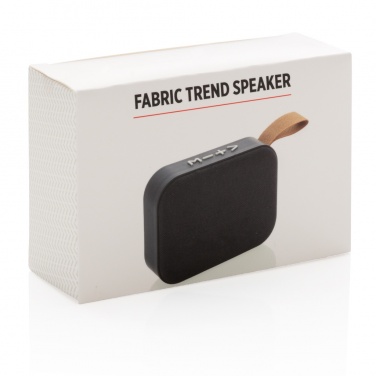 Logotrade promotional item image of: Fabric trend speaker