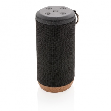 Logo trade promotional giveaways image of: Baia 10W wireless speaker, cork