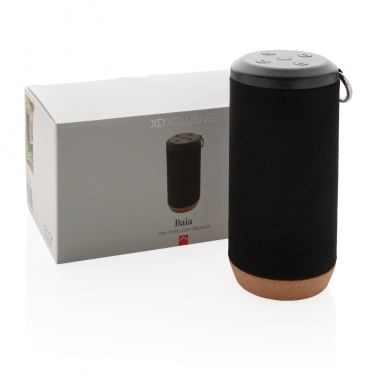 Logotrade advertising product image of: Baia 10W wireless speaker, cork