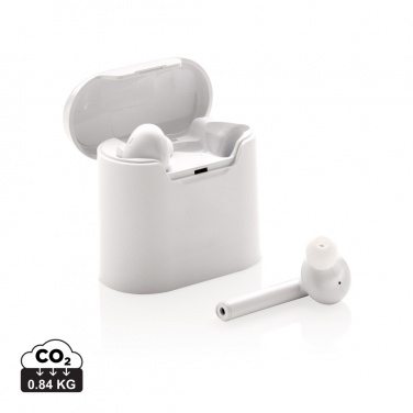 Logo trade promotional item photo of: Liberty wireless earbuds in charging case