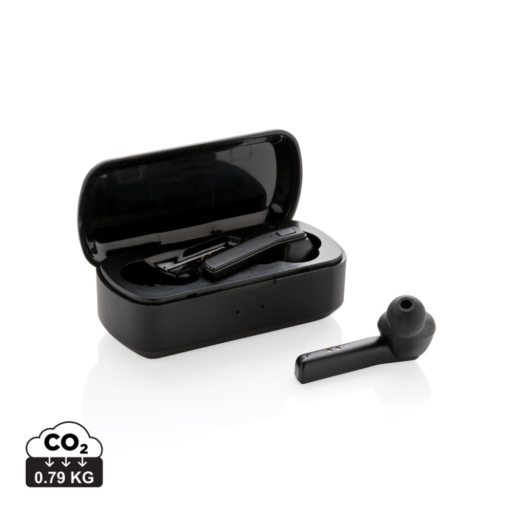 Logotrade promotional items photo of: Free Flow TWS earbuds in charging case