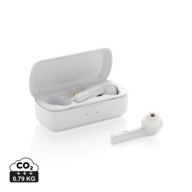 Logo trade promotional giveaways picture of: Free Flow TWS earbuds in charging case