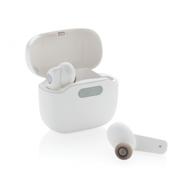 Logo trade advertising product photo of: TWS earbuds in UV-C sterilising charging case