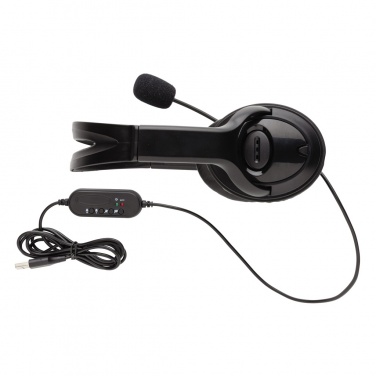 Logo trade business gift photo of: Over ear wired work headset