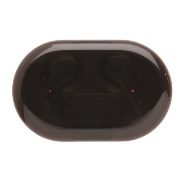 Logo trade promotional item photo of: Light up logo TWS earbuds in charging case