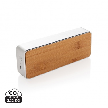 Logotrade promotional gift image of: Nevada Bamboo 3W wireless speaker