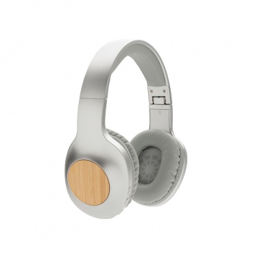 Logo trade business gift photo of: Dakota Bamboo wireless headphone