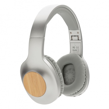 Logotrade promotional items photo of: Dakota Bamboo wireless headphone