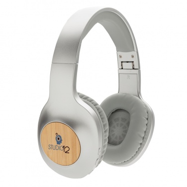 Logotrade promotional product picture of: Dakota Bamboo wireless headphone