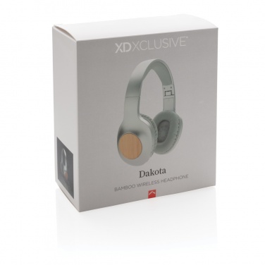 Logotrade promotional products photo of: Dakota Bamboo wireless headphone