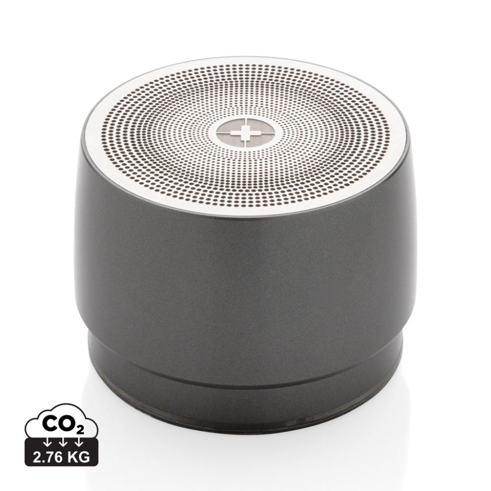 Logo trade promotional gift photo of: Swiss peak 5W wireless bass speaker