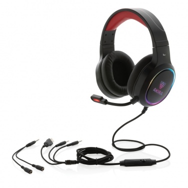 Logo trade business gift photo of: RGB gaming headset