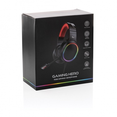 Logo trade corporate gift photo of: RGB gaming headset