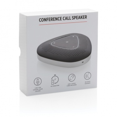 Logo trade business gift photo of: Conference call speaker