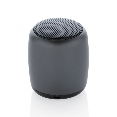 Logo trade business gifts image of: Mini aluminium wireless speaker