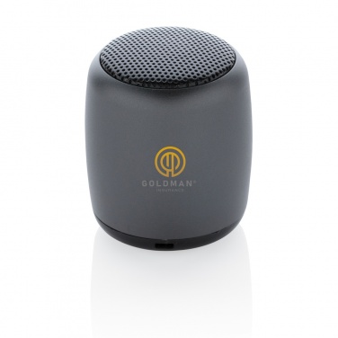 Logo trade promotional merchandise image of: Mini aluminium wireless speaker