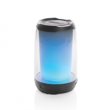 Logo trade promotional products picture of: RCS recycled plastic Lightboom 5W speaker