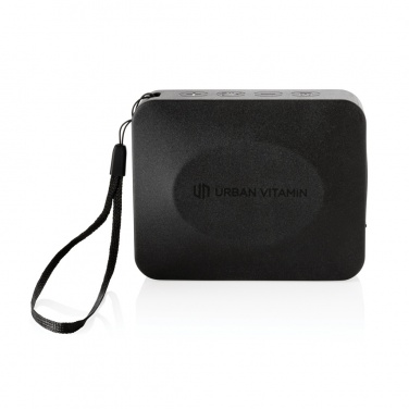 Logo trade promotional giveaway photo of: Urban Vitamin Vallejo RCS rplastic 3W speaker IPX 7