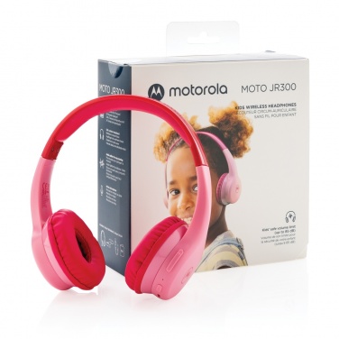 Logo trade advertising product photo of: Motorola JR 300 kids wireless safety headphone