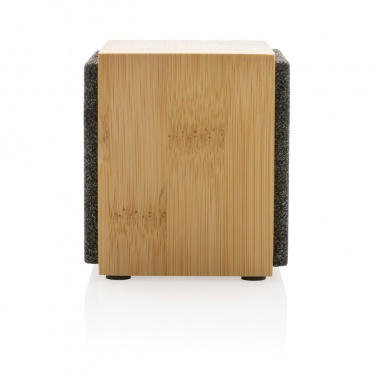 Logo trade promotional giveaways image of: Wynn 5W bamboo wireless speaker