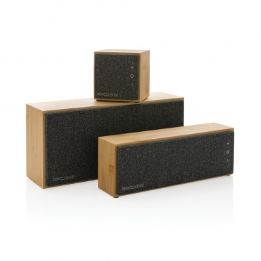 Logo trade promotional merchandise image of: Wynn 10W bamboo wireless speaker