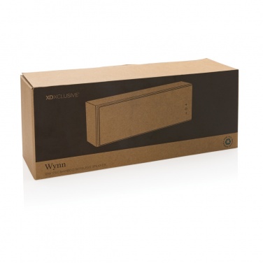 Logotrade promotional giveaways photo of: Wynn 10W bamboo wireless speaker