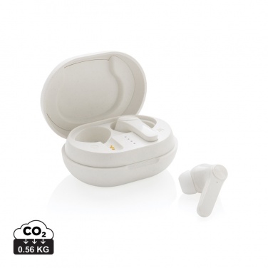 Logotrade promotional giveaway image of: RCS standard recycled plastic TWS earbuds