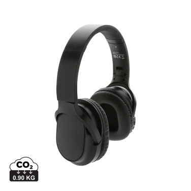 Logo trade corporate gift photo of: RCS recycled plastic Elite Foldable wireless headphone