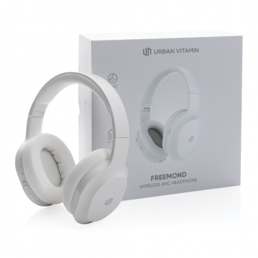 Logo trade promotional products image of: Urban Vitamin Freemond wireless ANC headphone