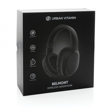 Logo trade promotional products image of: Urban Vitamin Belmont wireless headphone