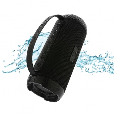 Logo trade corporate gifts picture of: RCS recycled plastic Soundboom waterproof 6W speaker