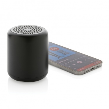 Logo trade promotional gifts image of: RCS certified recycled plastic 5W Wireless speaker