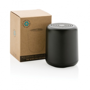 Logotrade corporate gifts photo of: RCS certified recycled plastic 5W Wireless speaker