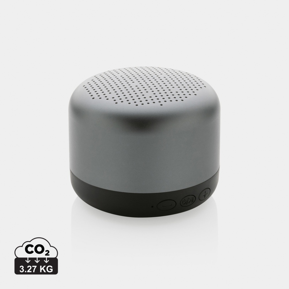 Logo trade promotional gifts image of: Terra RCS recycled aluminium 5W wireless speaker