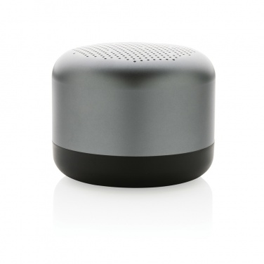 Logo trade corporate gift photo of: Terra RCS recycled aluminium 5W wireless speaker