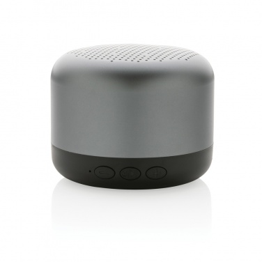 Logo trade promotional merchandise image of: Terra RCS recycled aluminium 5W wireless speaker