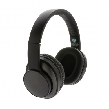 Logo trade corporate gifts image of: Terra RCS recycled aluminium wireless headphone