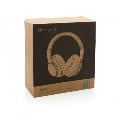 Logotrade promotional merchandise photo of: Terra RCS recycled aluminium wireless headphone