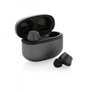 Logo trade corporate gift photo of: Terra RCS recycled aluminium wireless earbuds