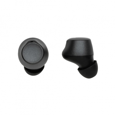 Logo trade promotional product photo of: Terra RCS recycled aluminium wireless earbuds