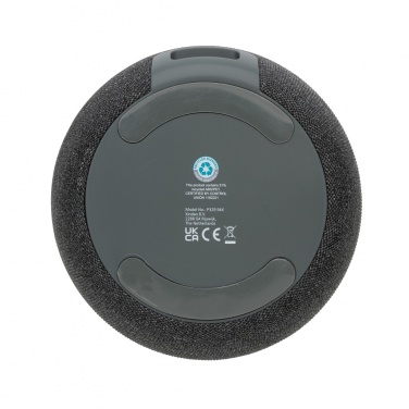 Logo trade promotional merchandise picture of: RCS Rplastic/PET and bamboo 5W speaker