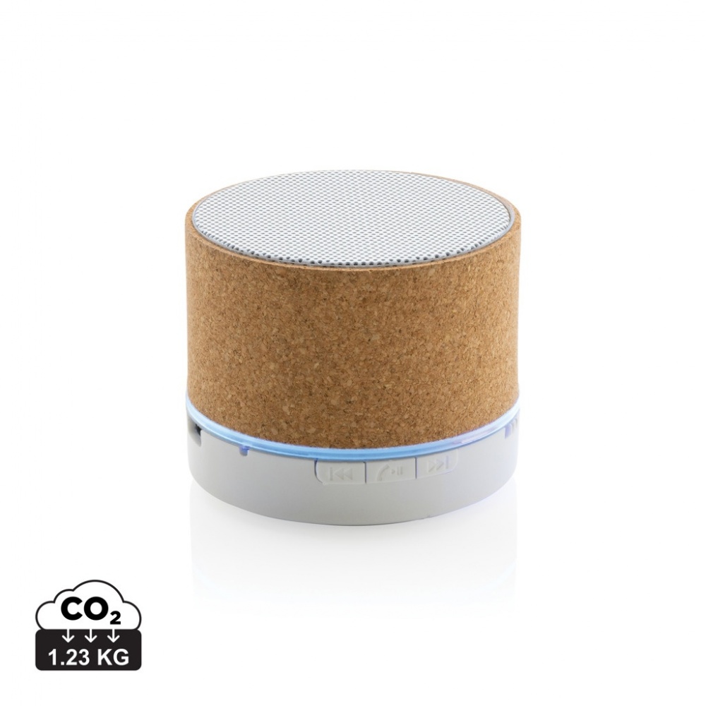 Logotrade promotional item image of: Cork 3W wireless speaker