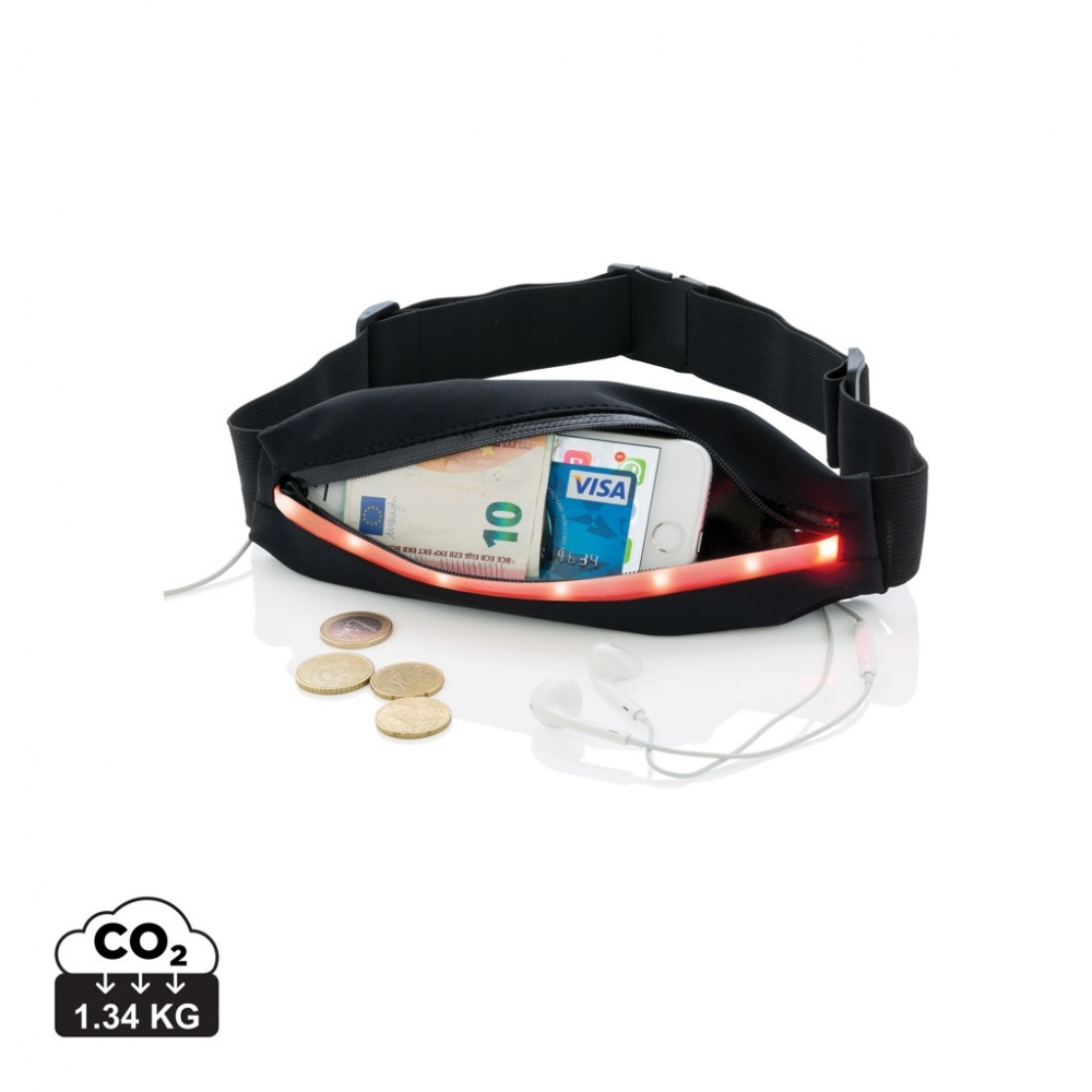 Logo trade promotional products image of: Running belt with LED